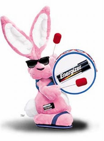 Кролик Energizer, 1989 г